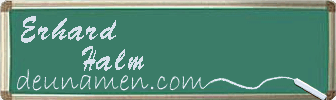 Erhard Halm Visitenkarte